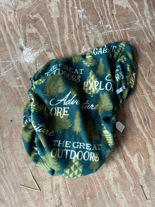 Custom saddle cover fleece