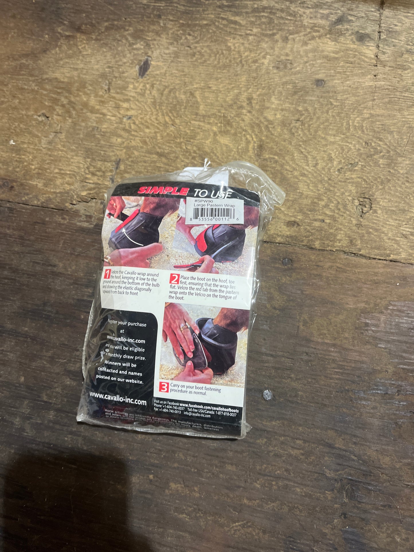 Large pair of Pastern wraps new