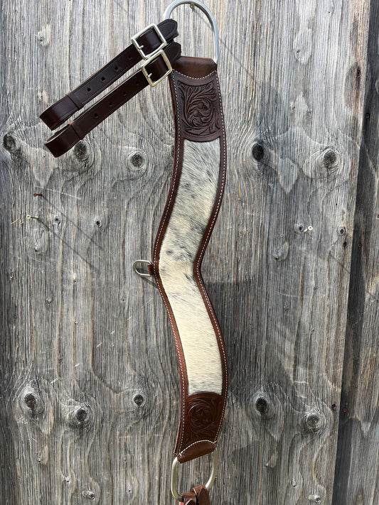 Hair on cowhide tripping collar
