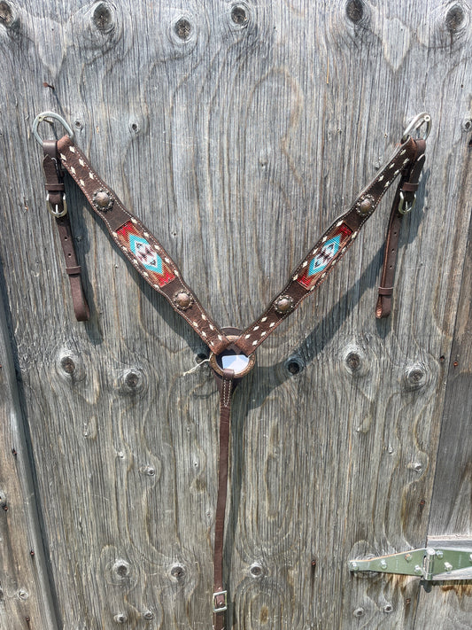 Beaded breastplate roughout