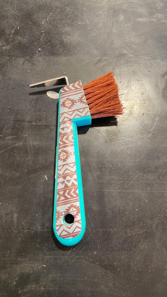 Navajo hoofpick with brush