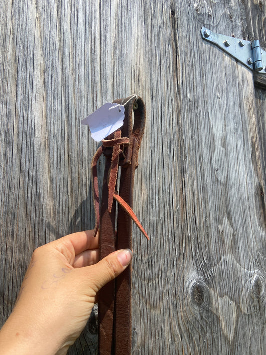 Soft leather split reins