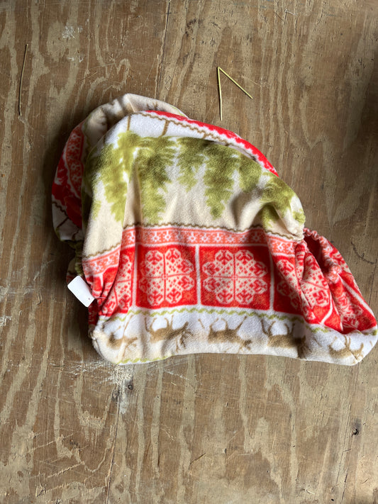 Custom fleece saddle cover