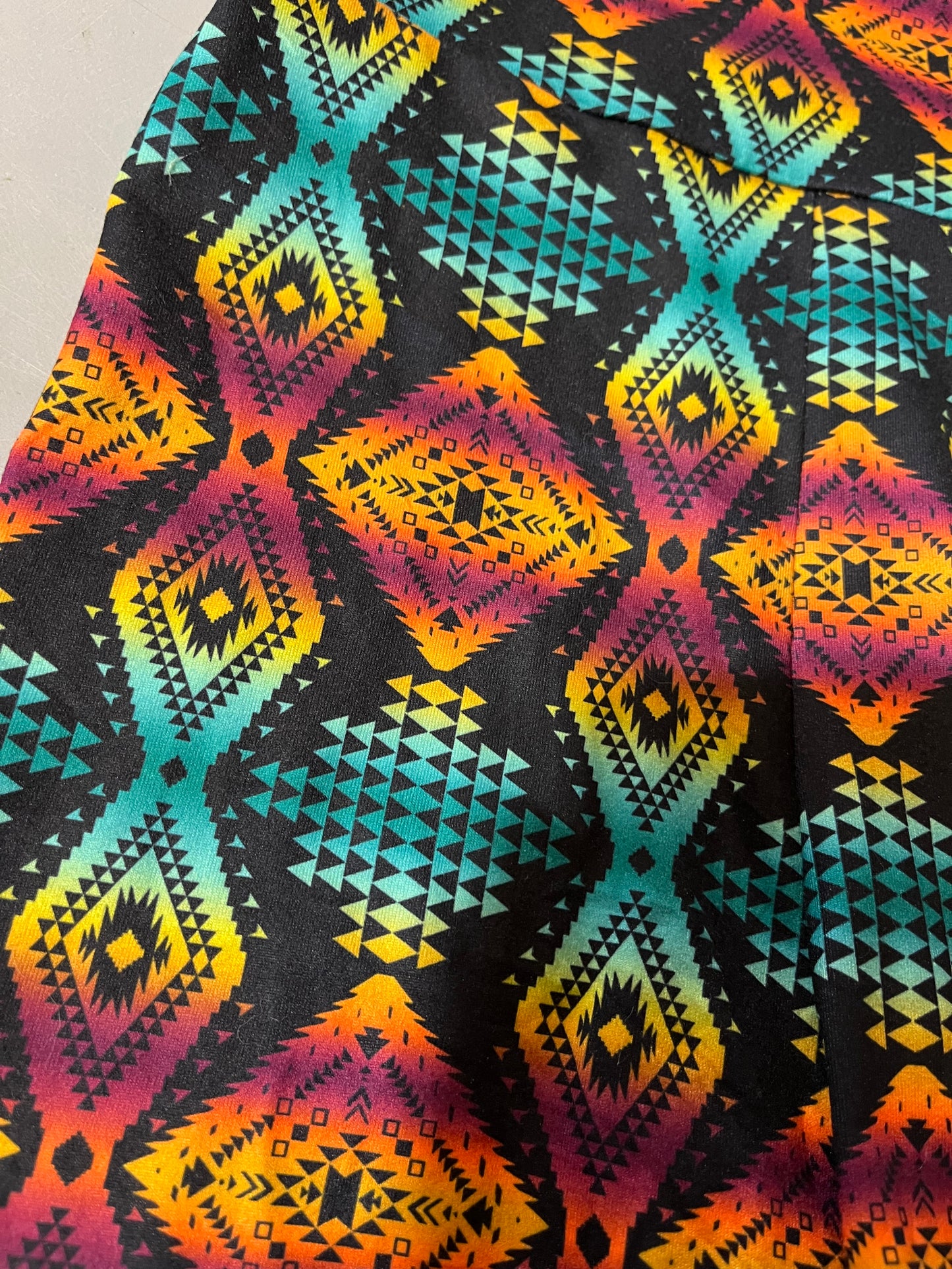 Aztec fun print leggings