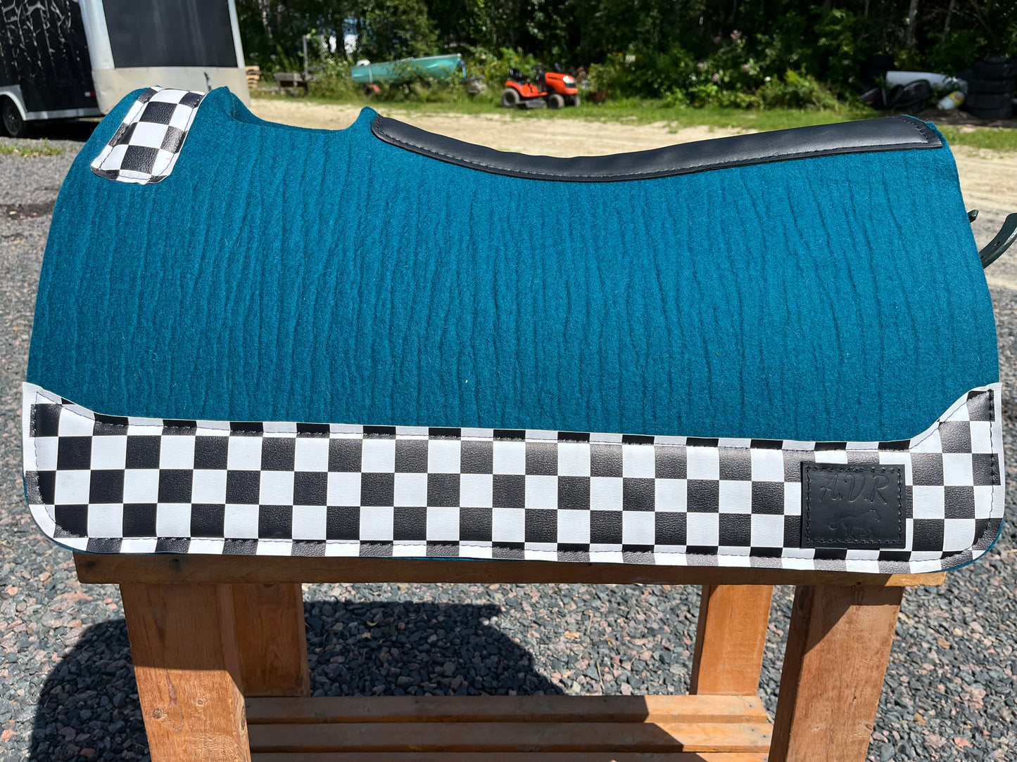 Peacock turquoise fast lane 30x1” pad