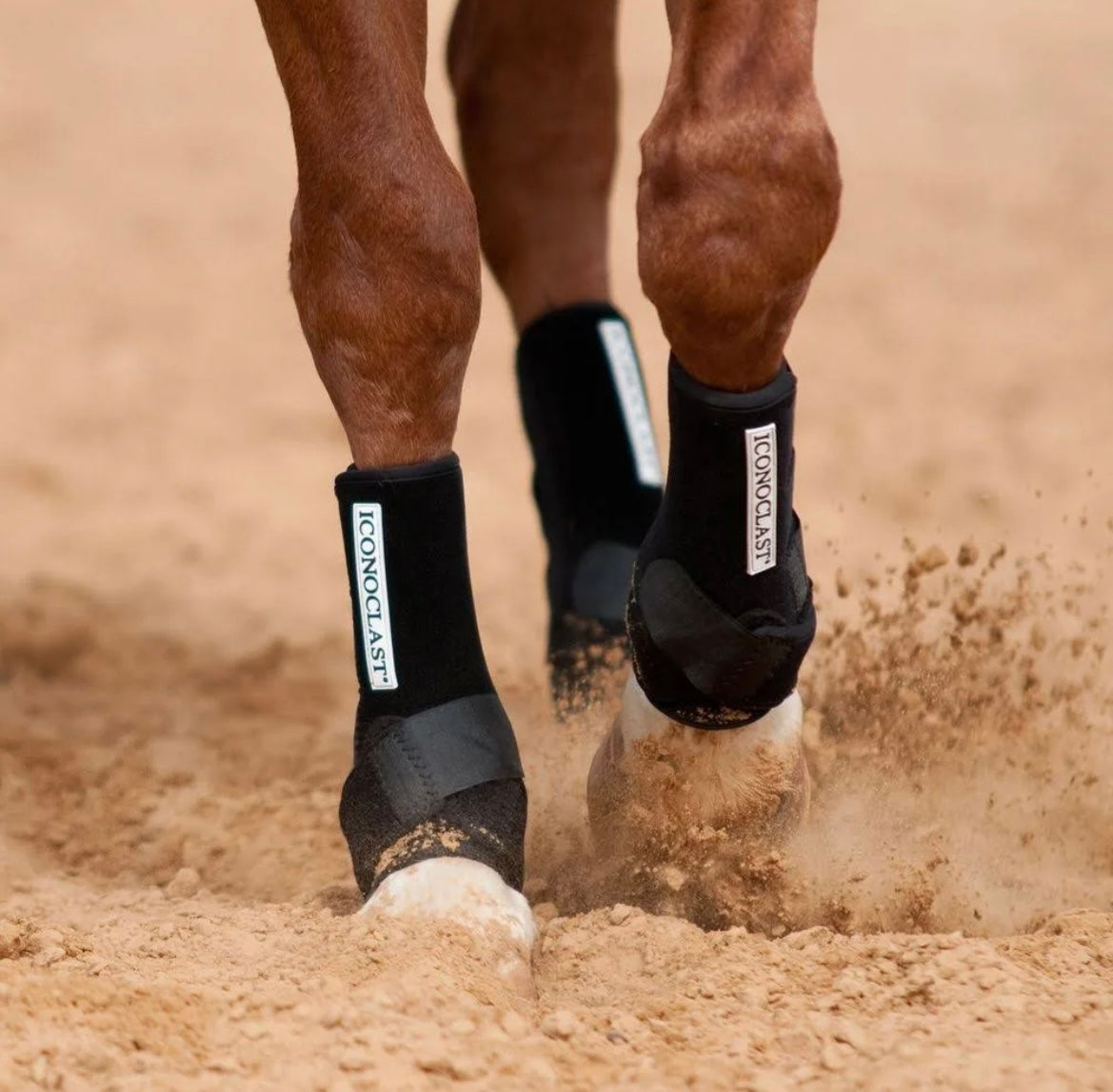 Iconoclast Black set of 4 support boots