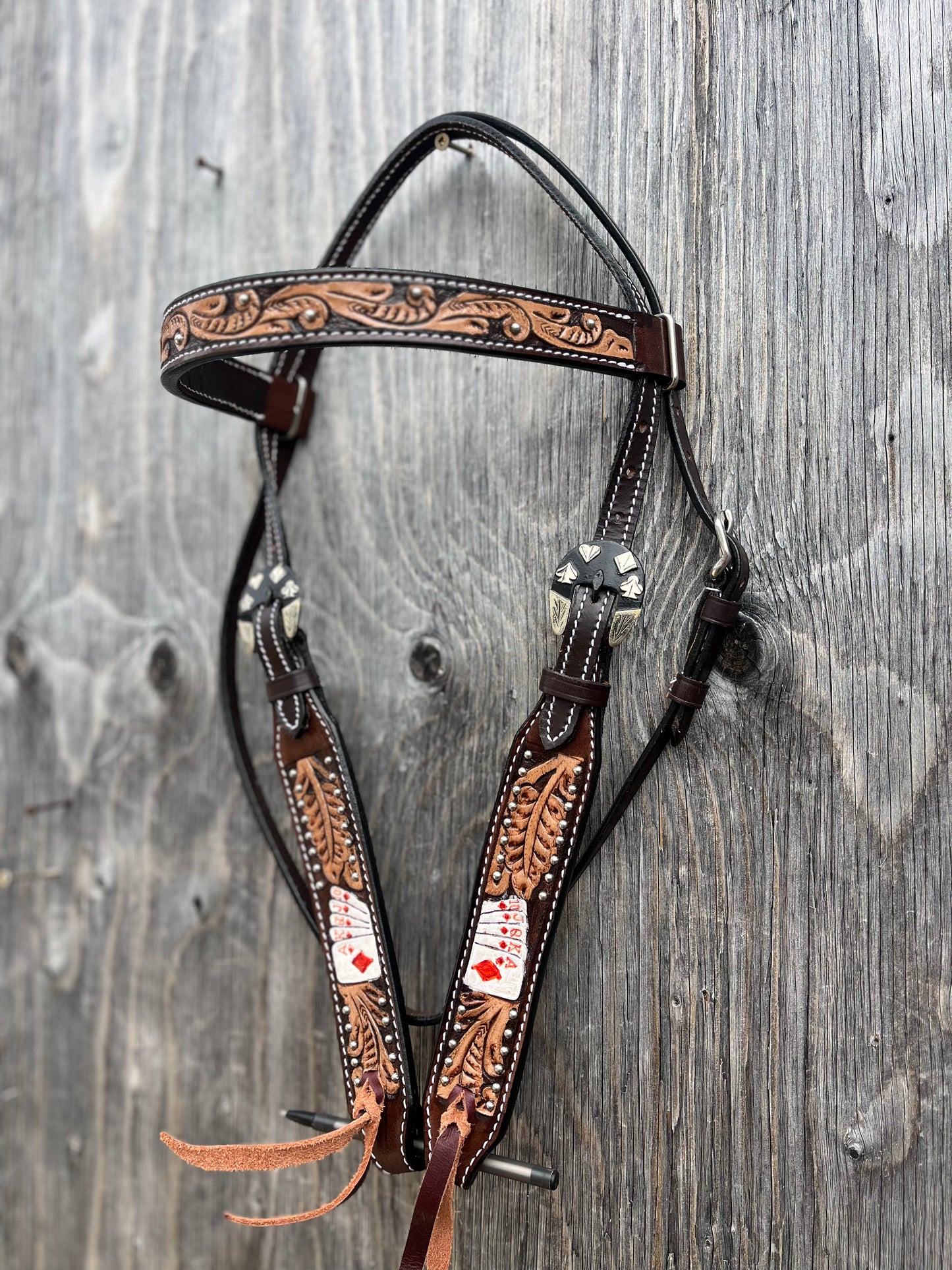 Gambler browband headstall