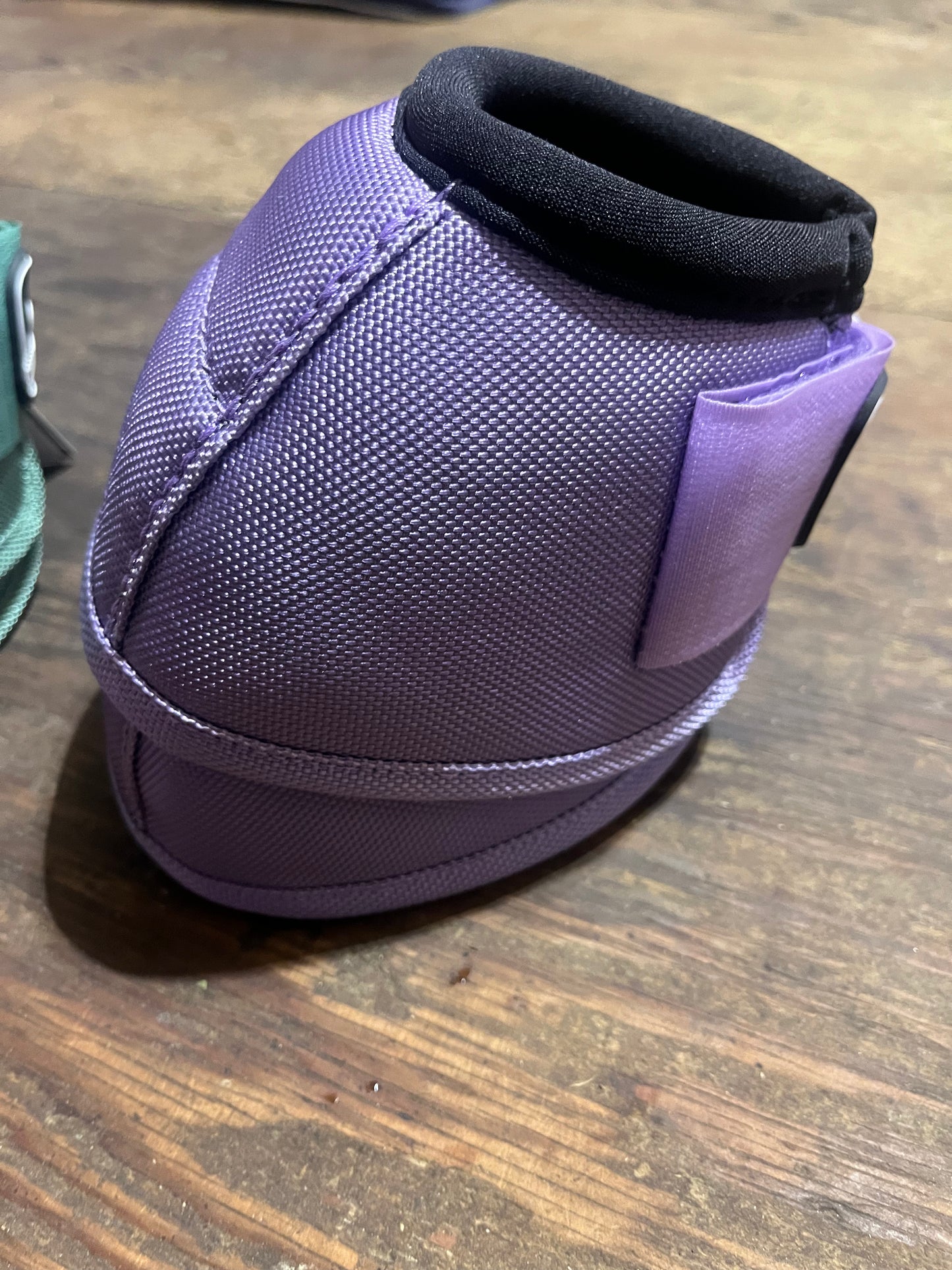 Lavender medium no turn bell boots