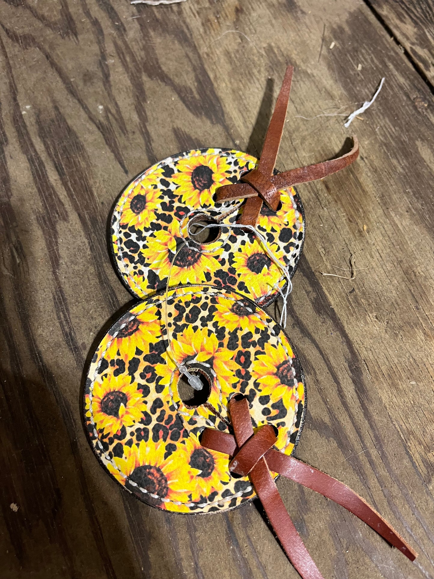 Sunflower cheetah bit guards