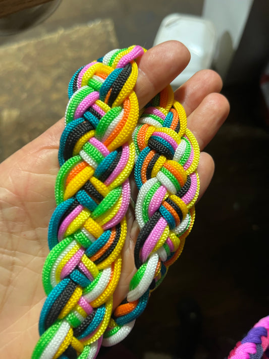 Rainbow reins with snaps