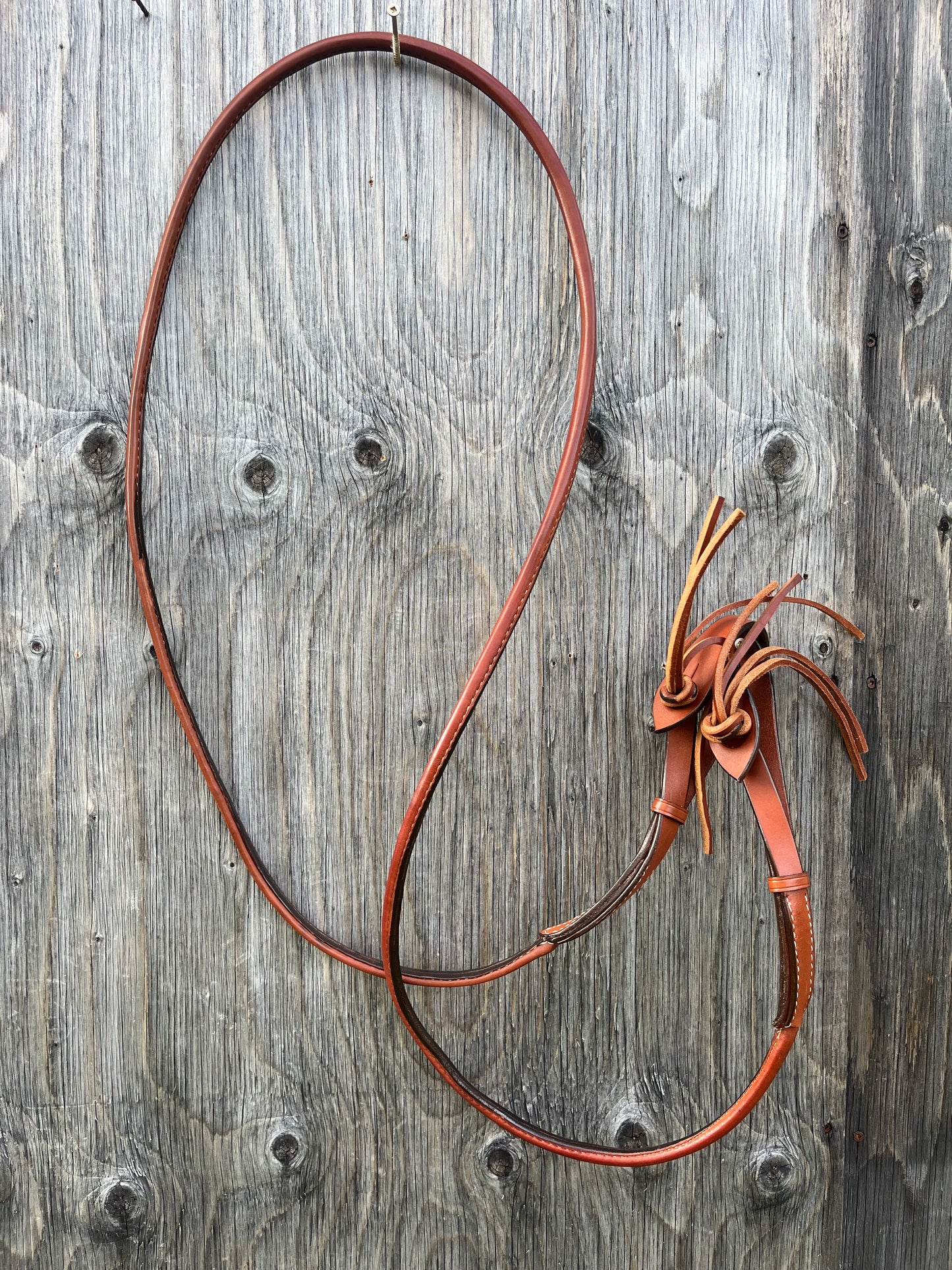 8ft rolled roping reins
