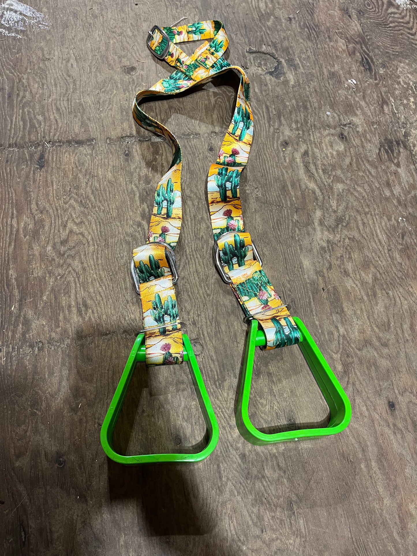 Cactus buddy stirrups fully adjustable kids stirrups