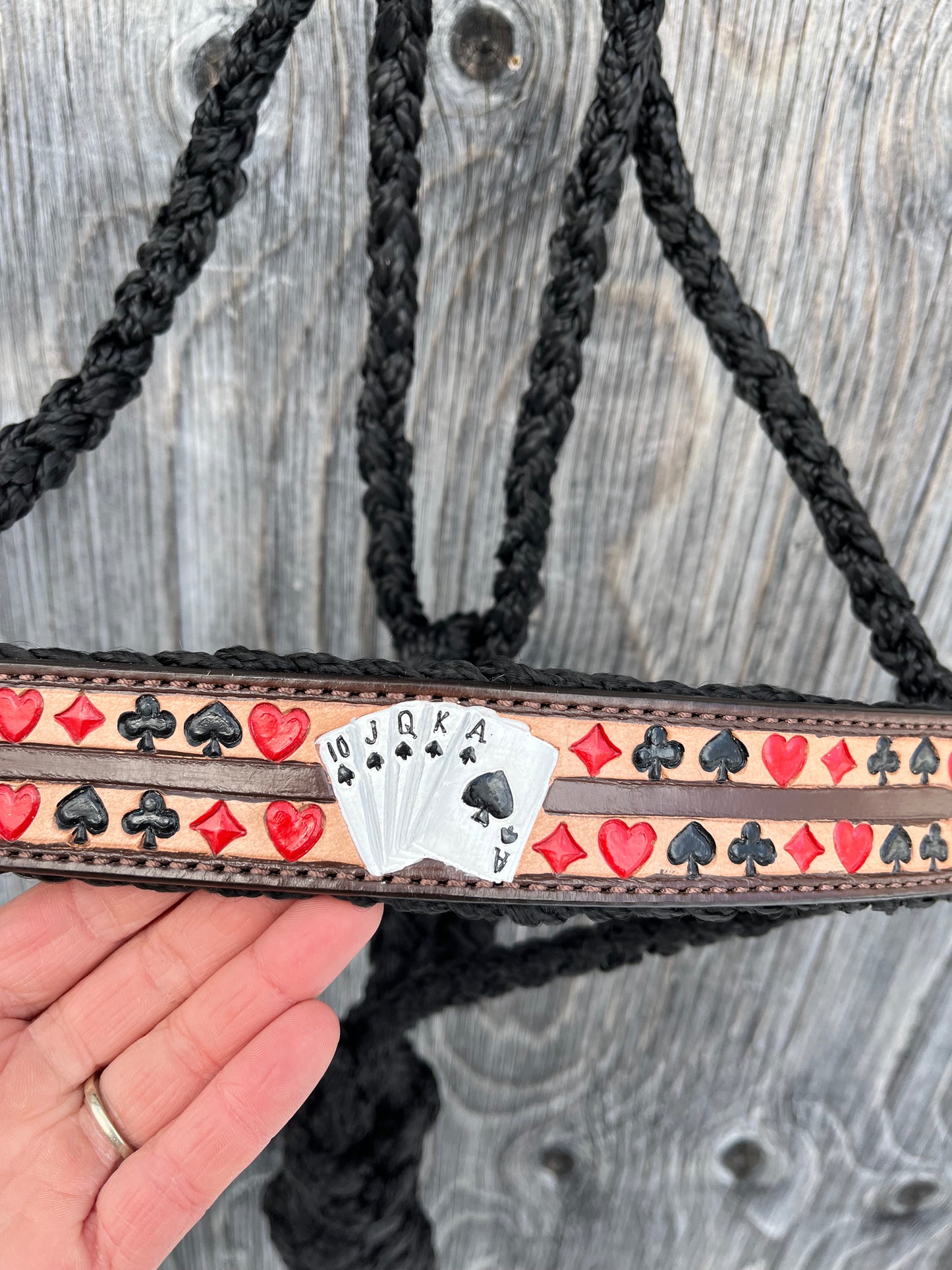 Gambler muletape halter and lead