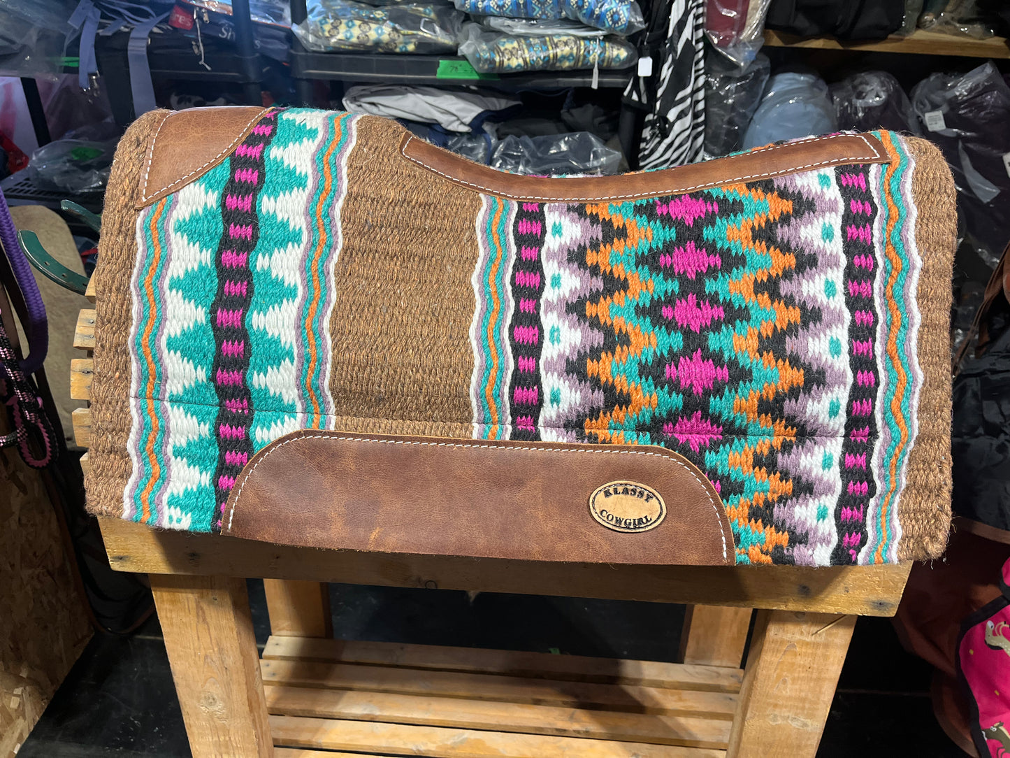 Klassy cowgirl barrel pad