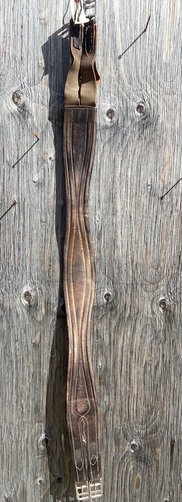 48” leather girth