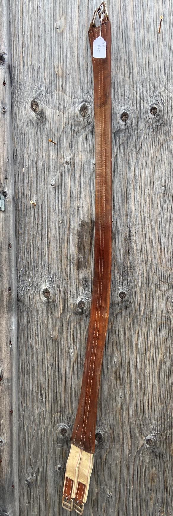 48” older leather girth