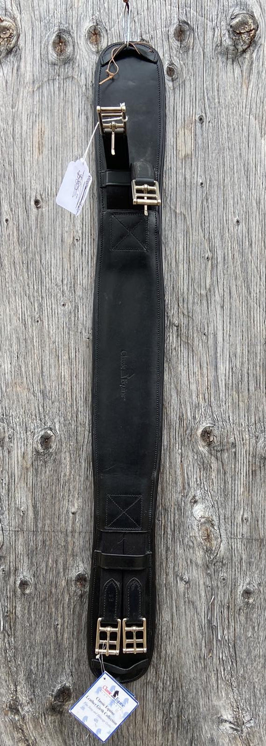Classic equine padded leather girths