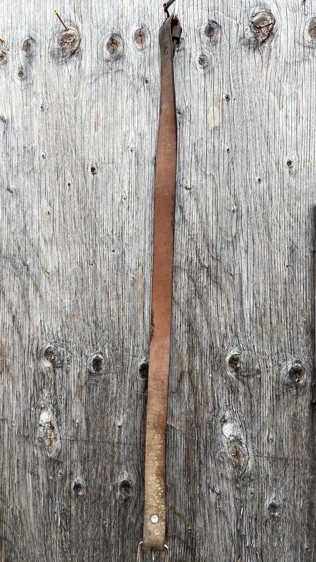 Rear cinch well used