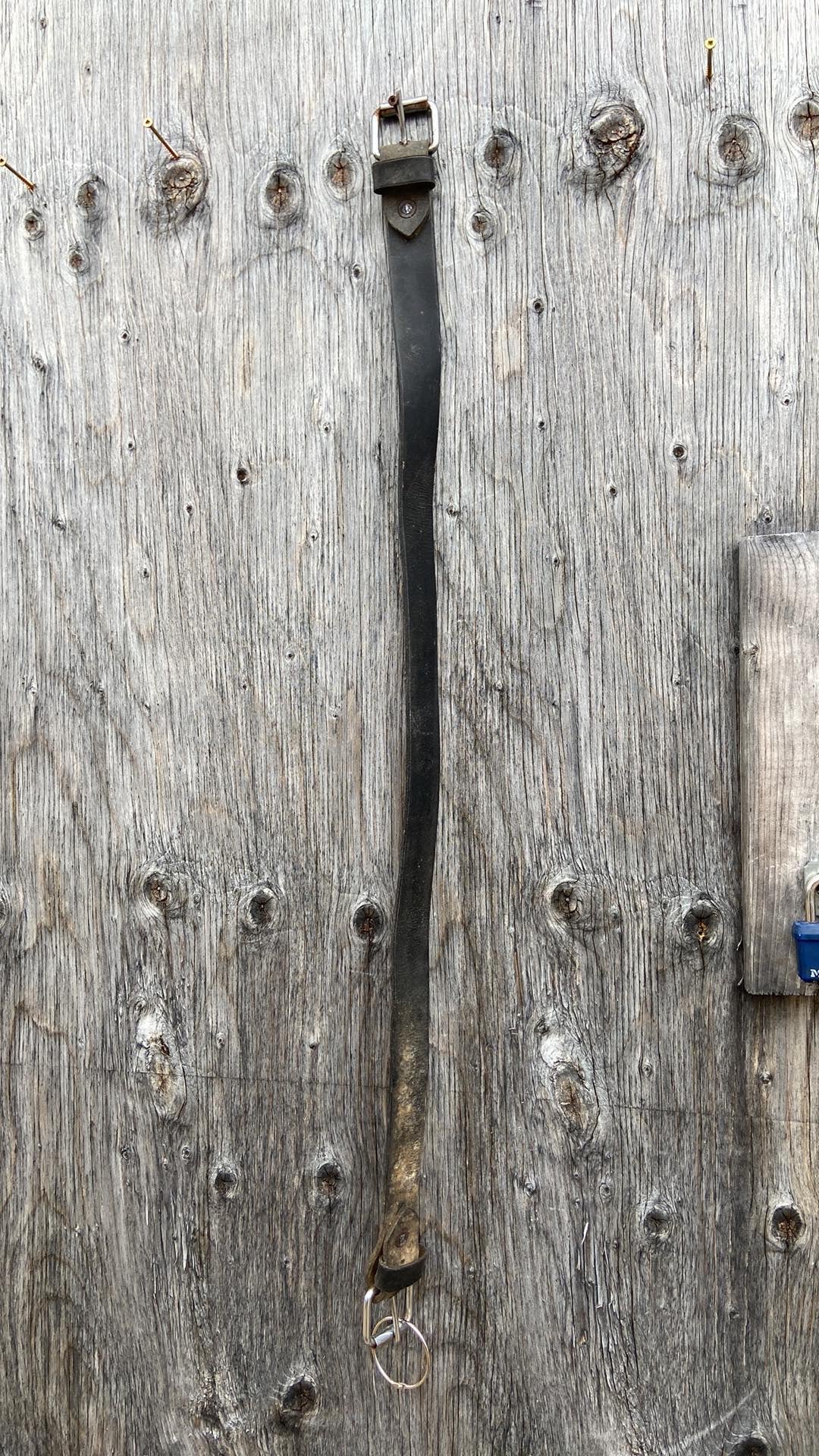 Rear cinch well used