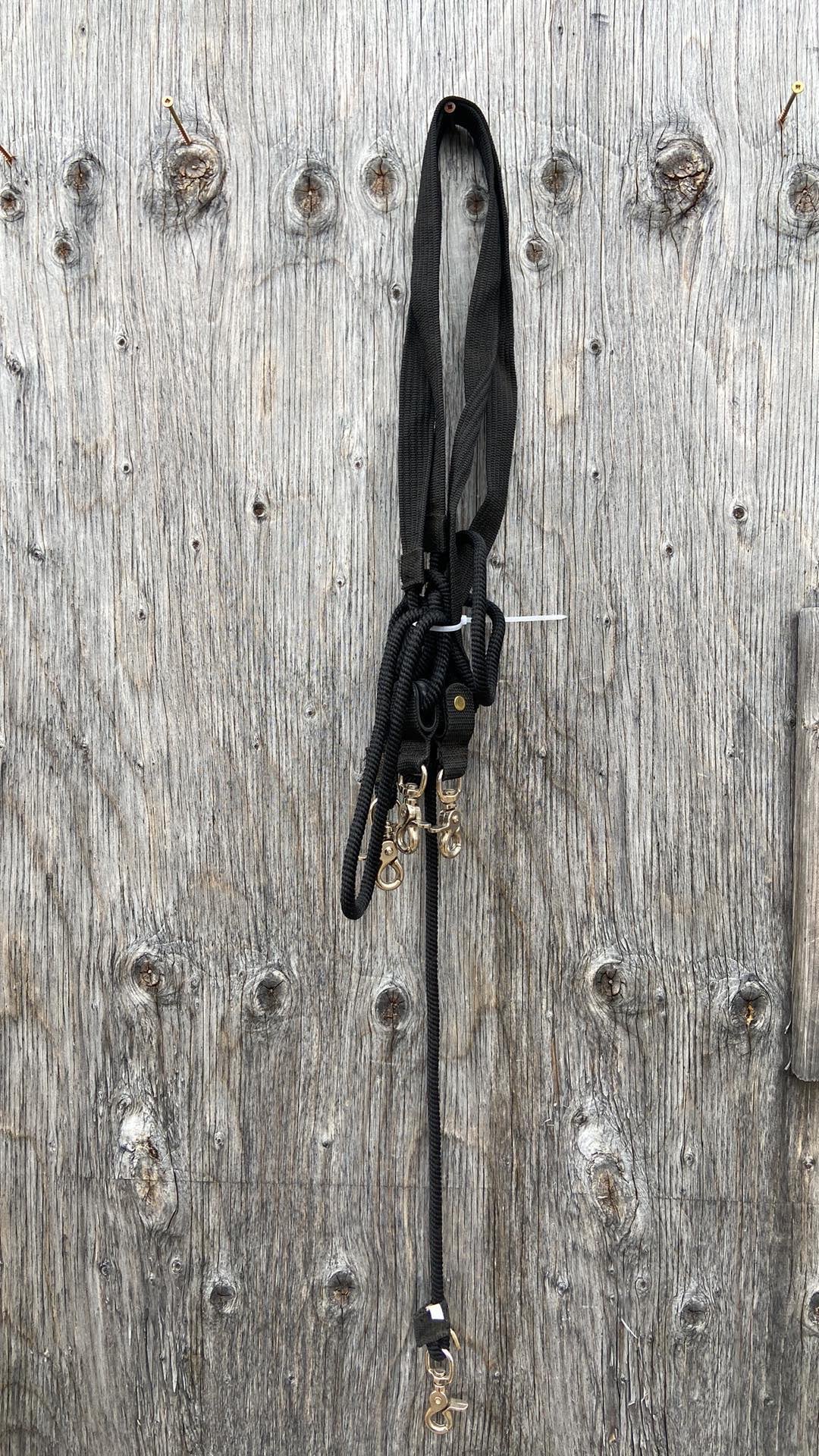 Nylon draw reins