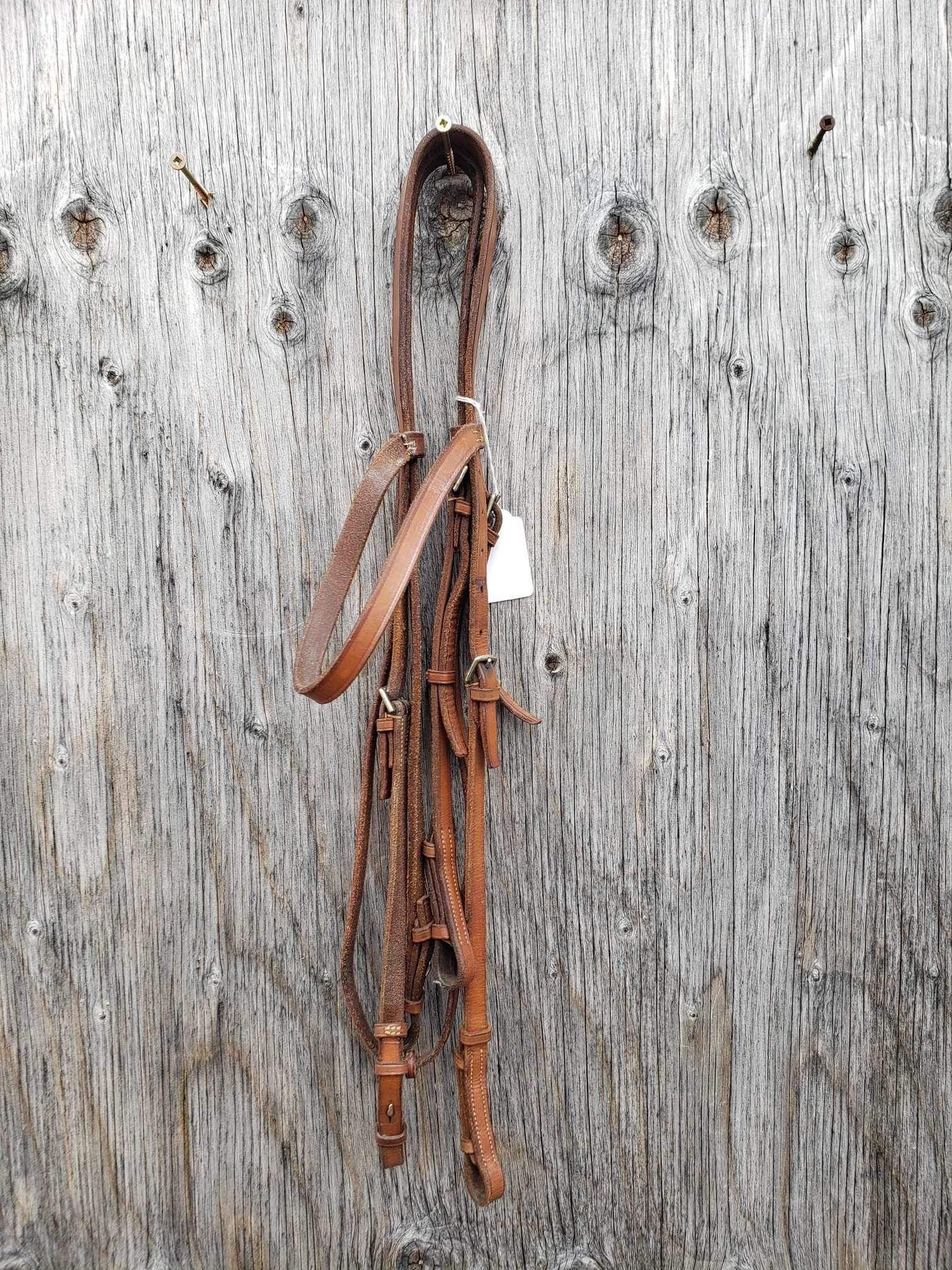 Full size double bridle with 2 pairs of reins