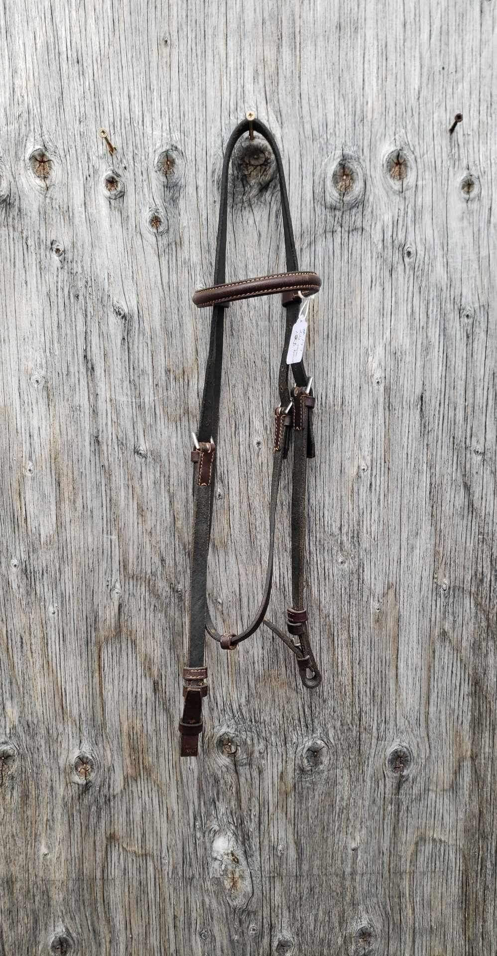 Full size English bridle no noseband