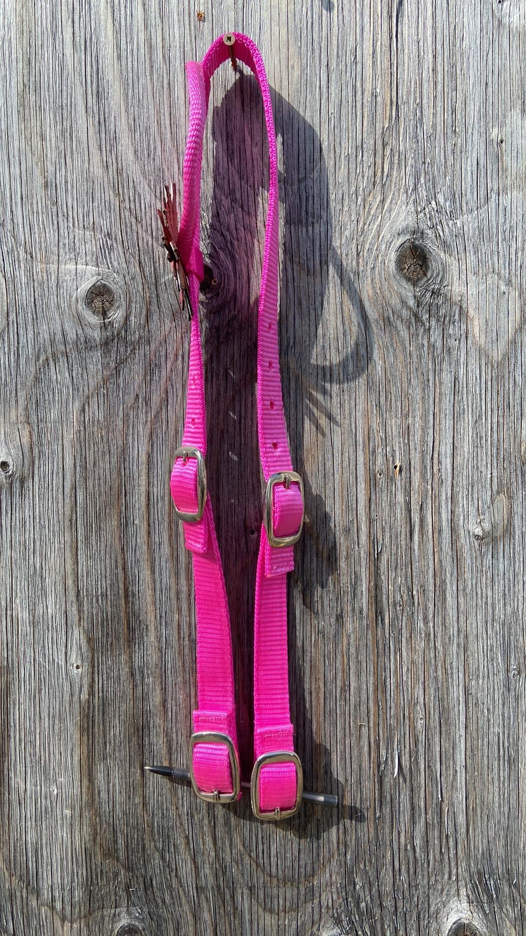 3D flower one ear nylon quick change headstalls