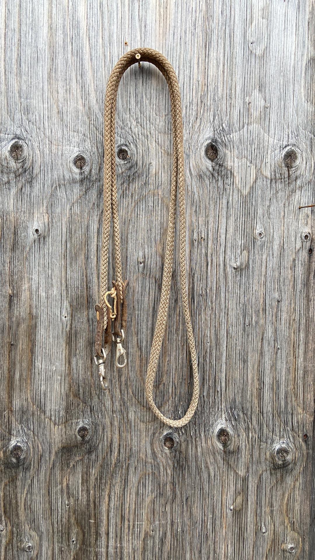 Barrel reins with snaps