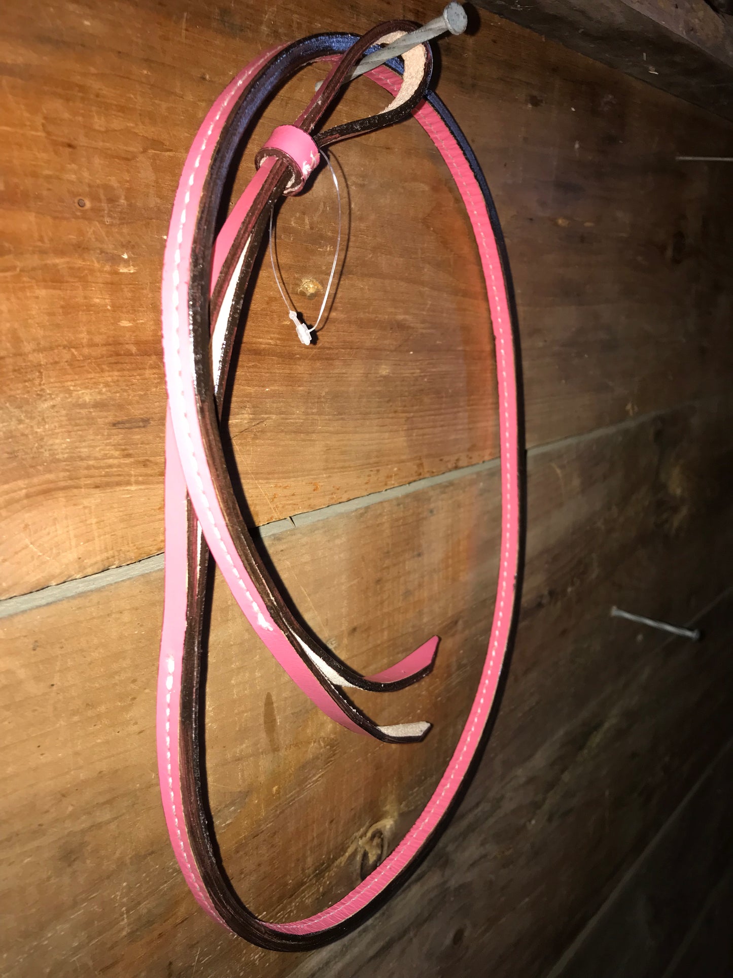 Coloured leather over and unders