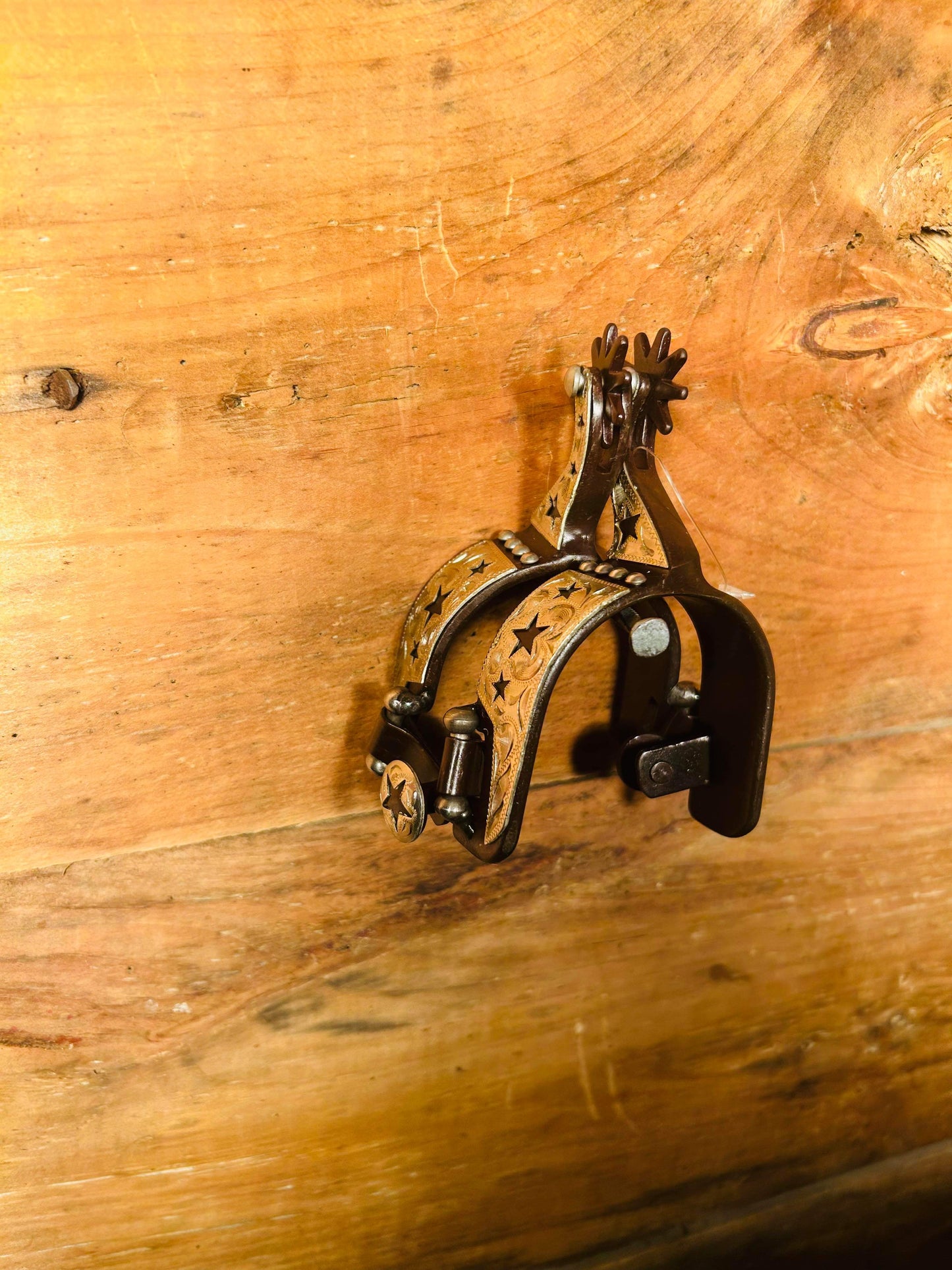 Youth antique spurs