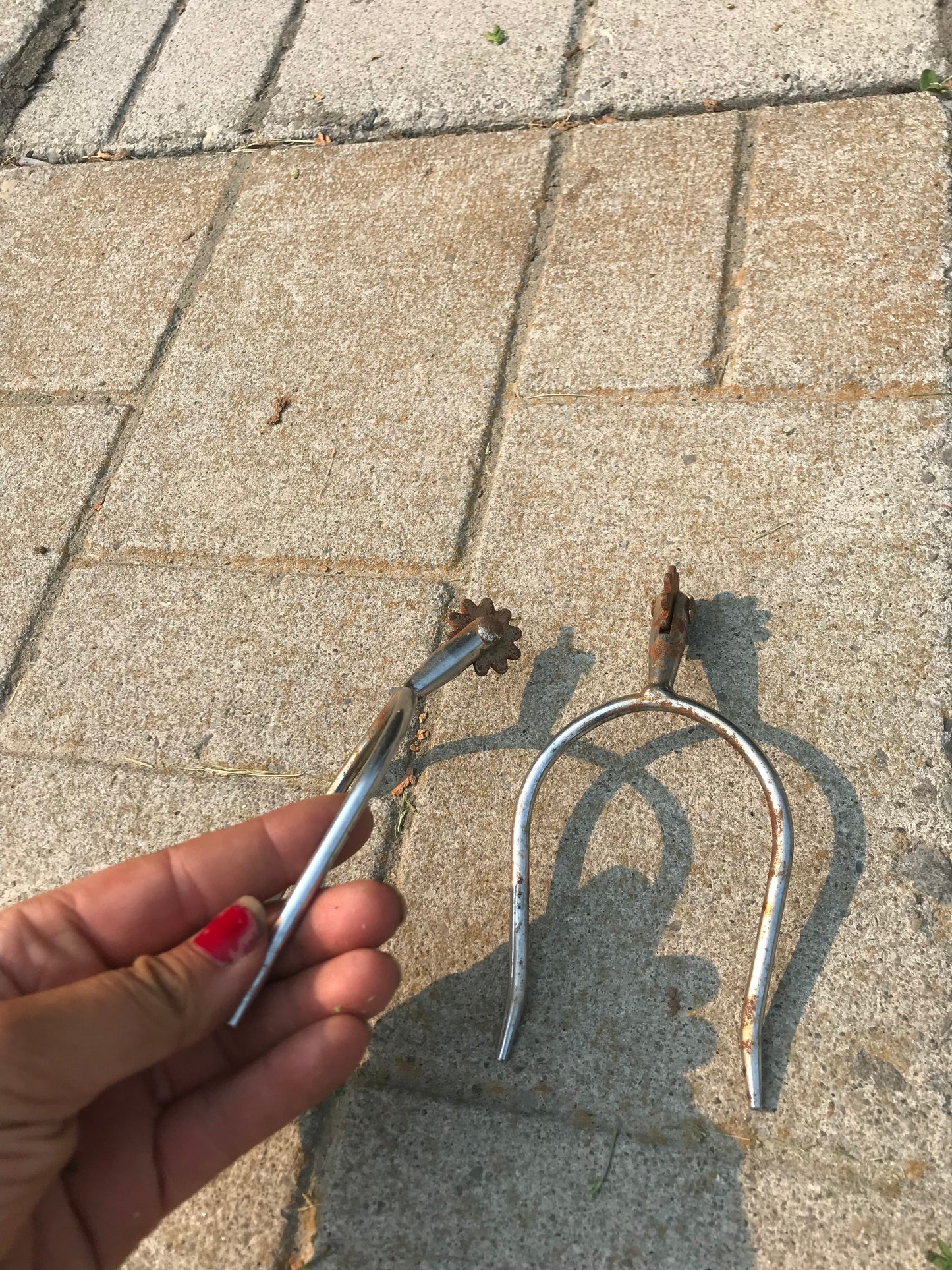 English slip on spurs