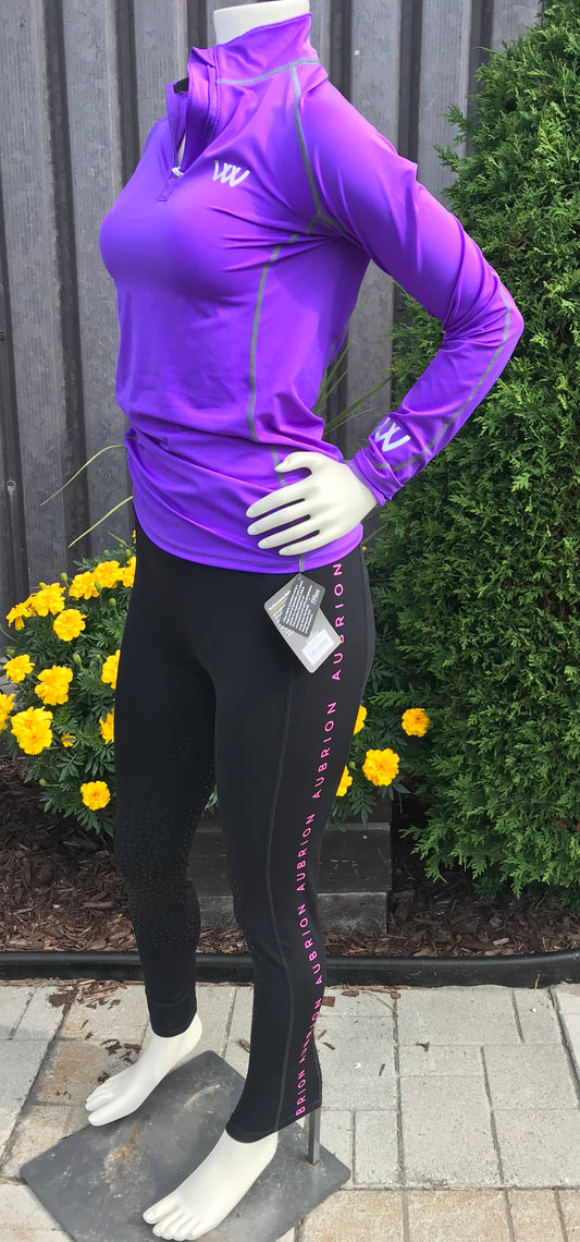 Ladies aubrion brook riding tights