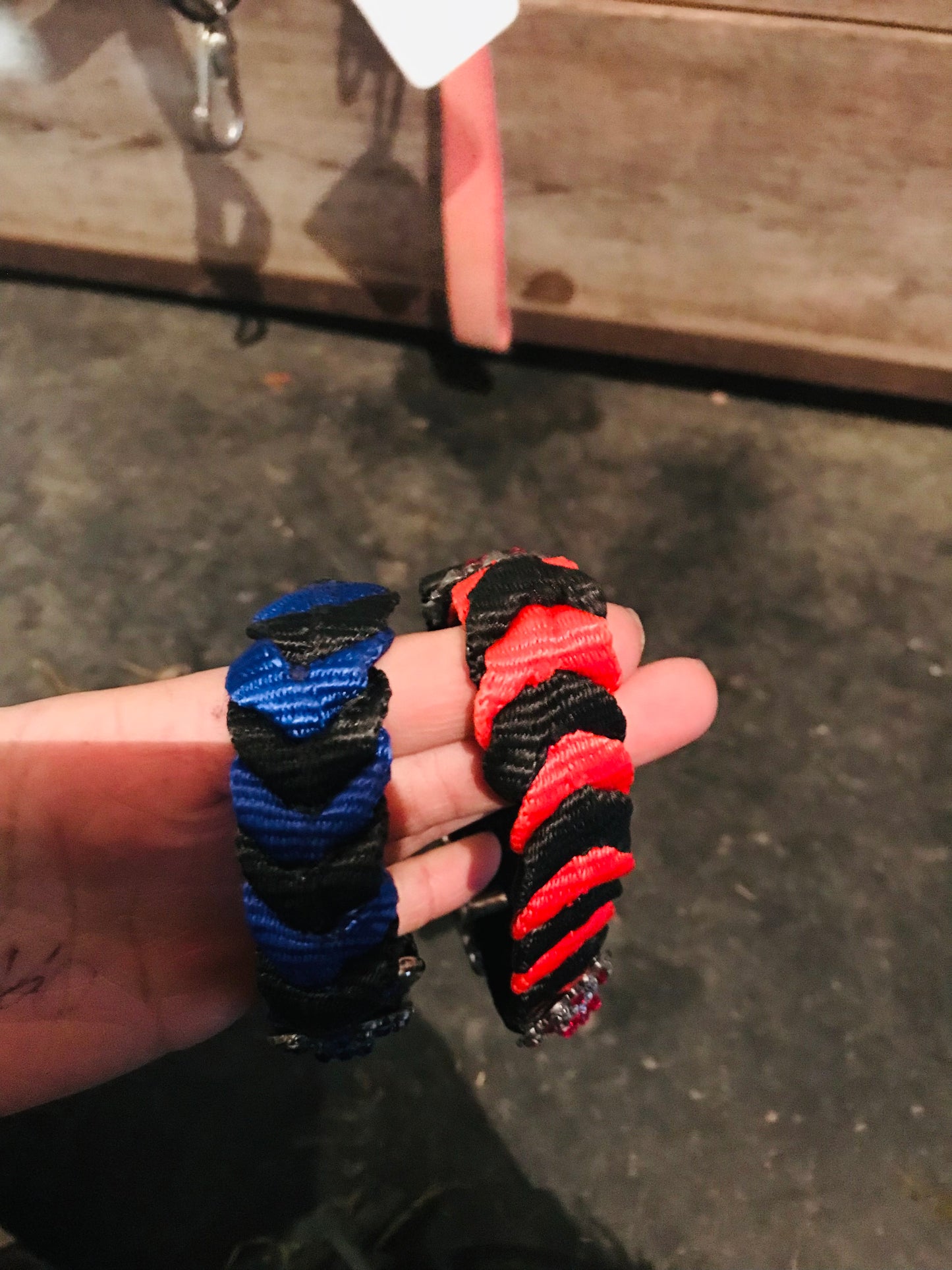 Braided nylon dog collars
