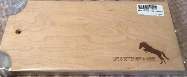 Life is better with a horse cheeseboard