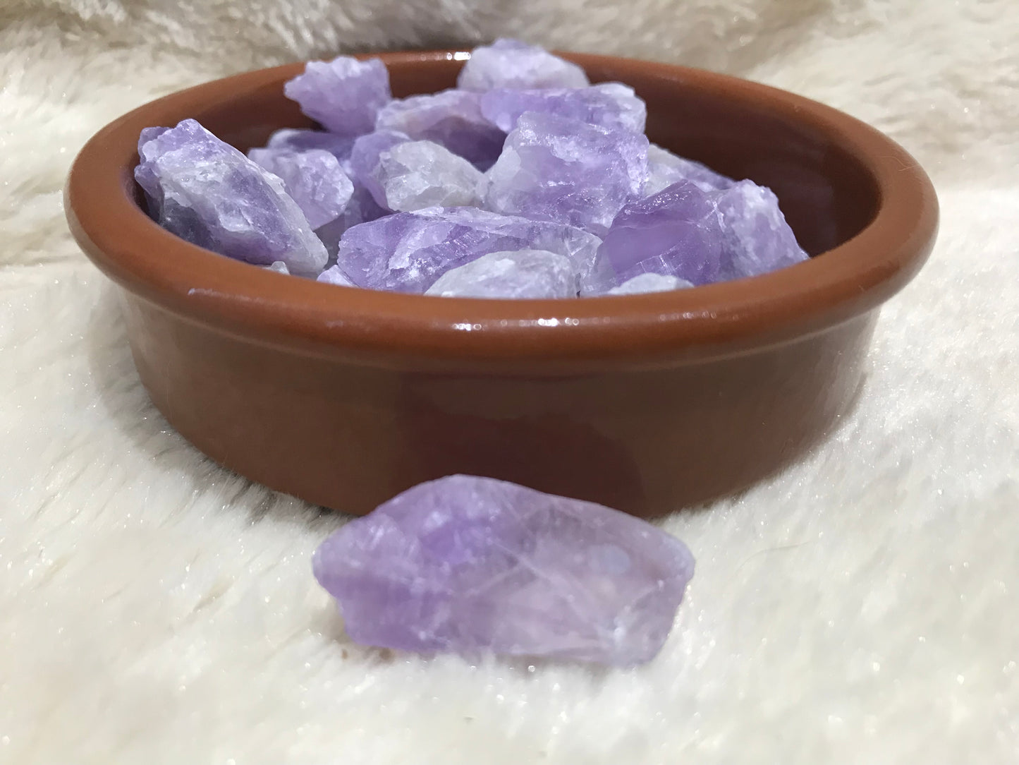 Amethyst Pieces raw, sold in groups of 4
