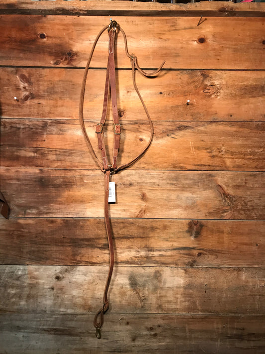 Harness leather martingales by western rawhide