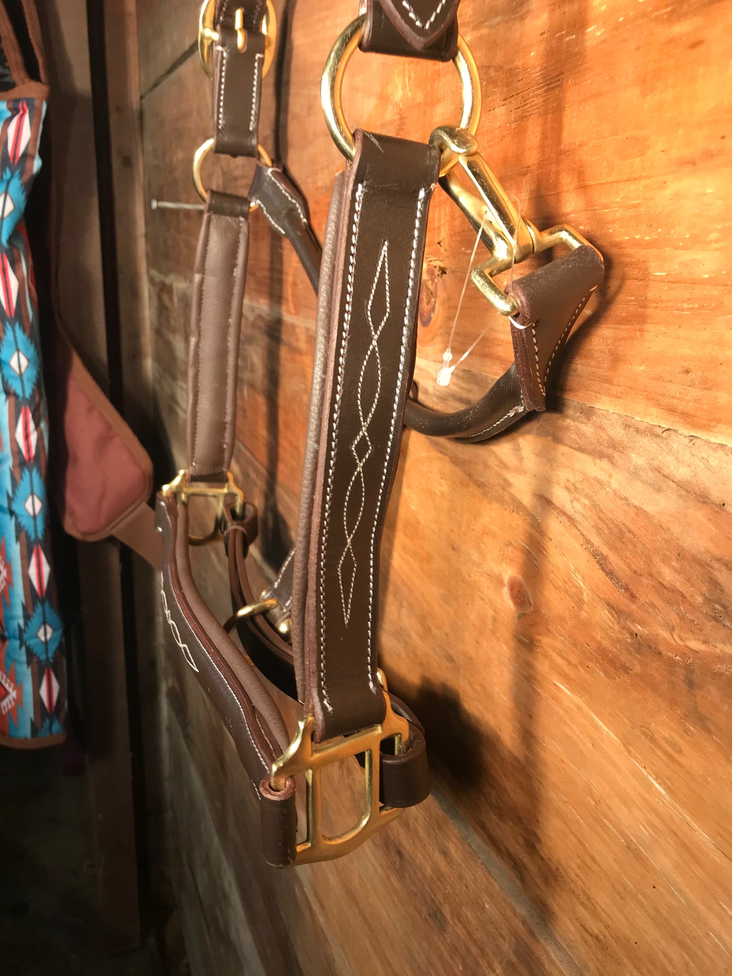 Warmblood leather halter