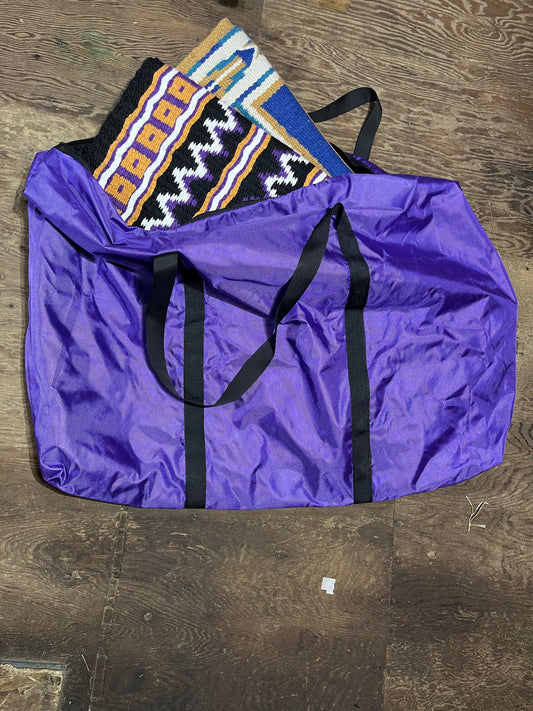 Purple XL multi western pad carry case / travelling bag