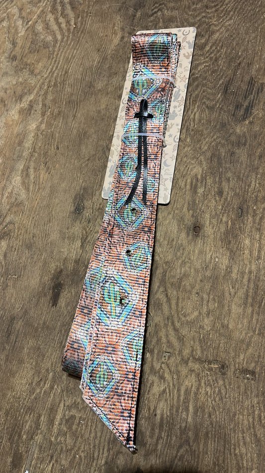 Cactus flower latigo and off billet set