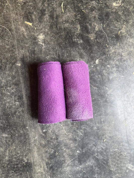 2 long purple polos