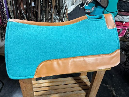 Teal western pad