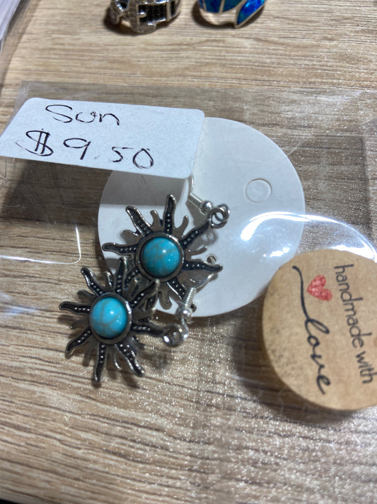 Sun earrings