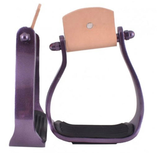 Angled barrel stirrup purple