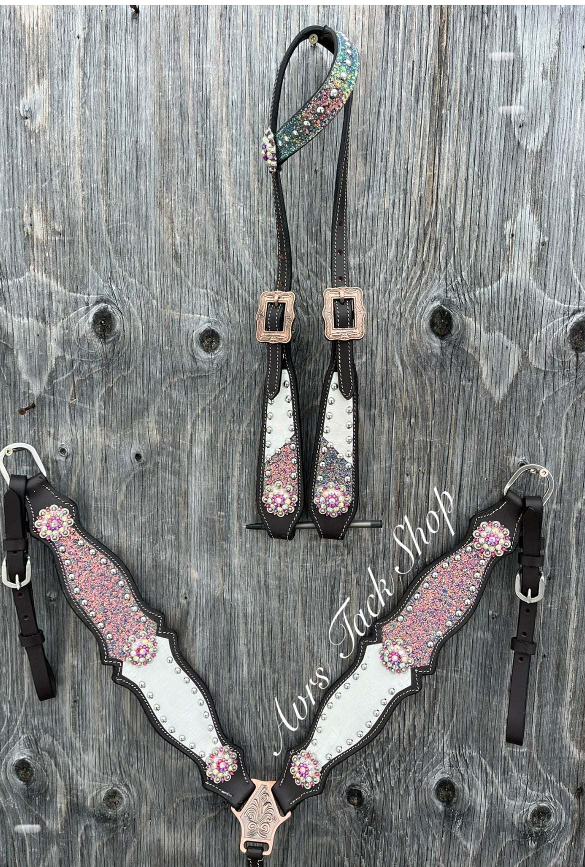 Stunning blue / pink multi color changing set