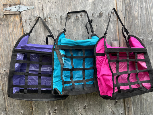 Economy clearance top load hay bags pack of 3 (1 of each color)