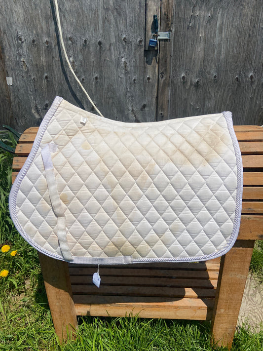 White shedrow pad stained