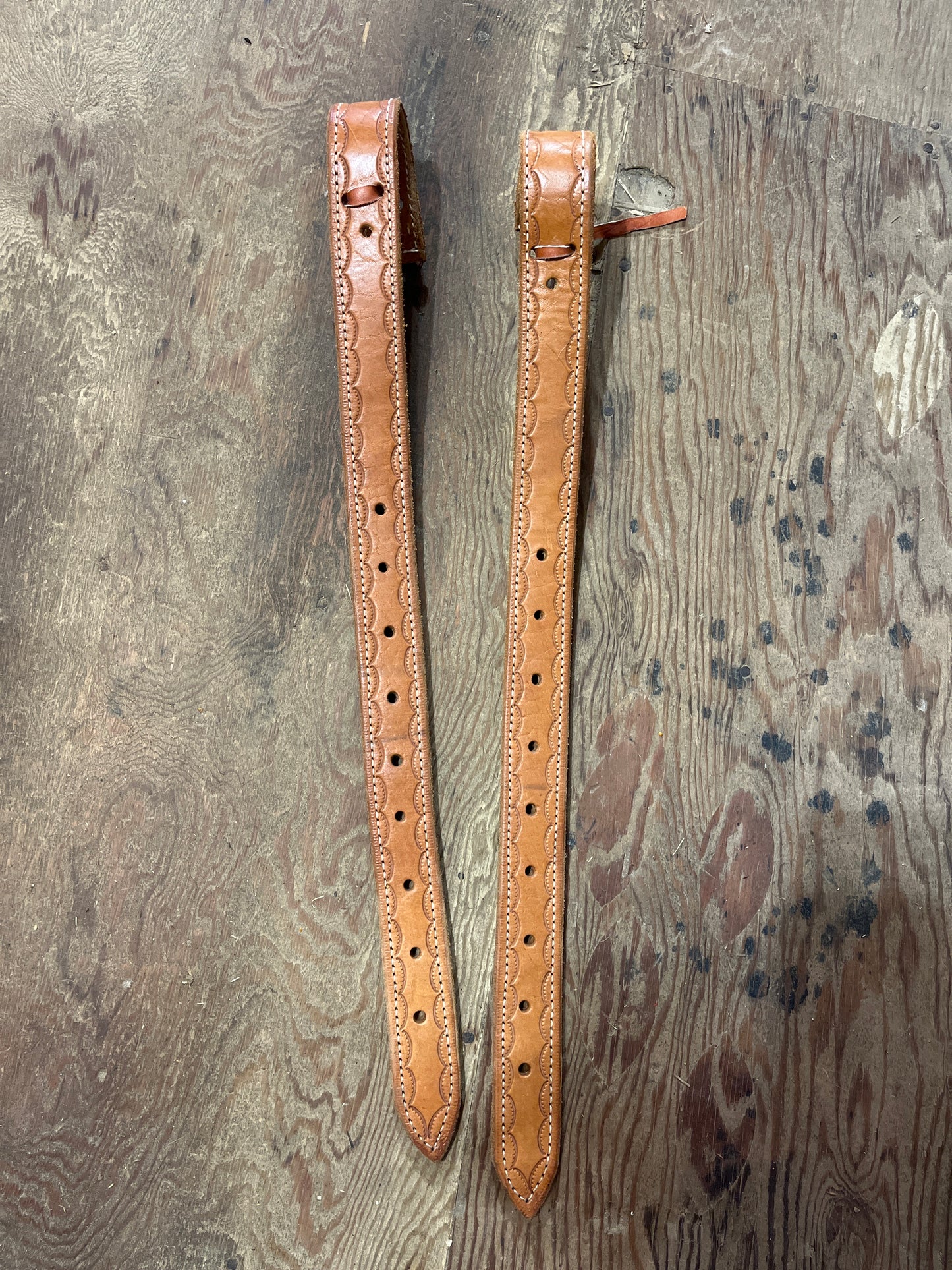 Leather rear billet set