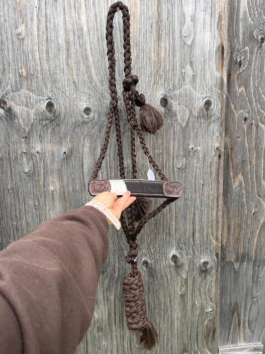 Muletape halter cowhide