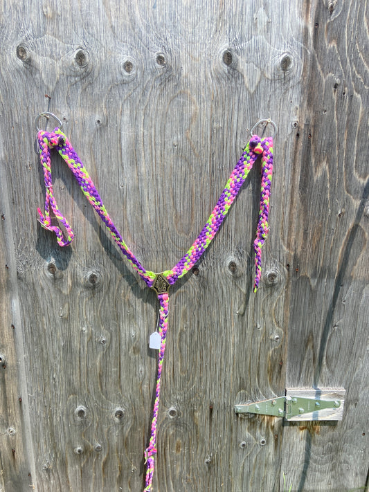 Braided breast collar