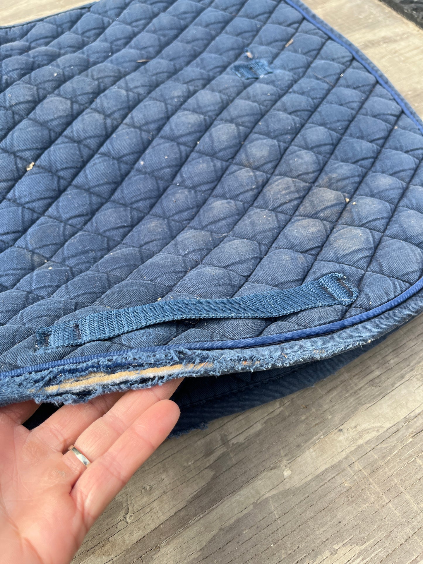 Full size pad small wear